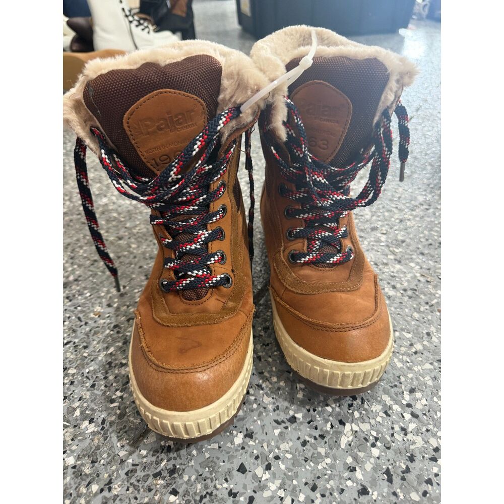 PAJAR KOREY COGNAC Winter Waterproof & Insulated Boots Sz 8 - 8.5